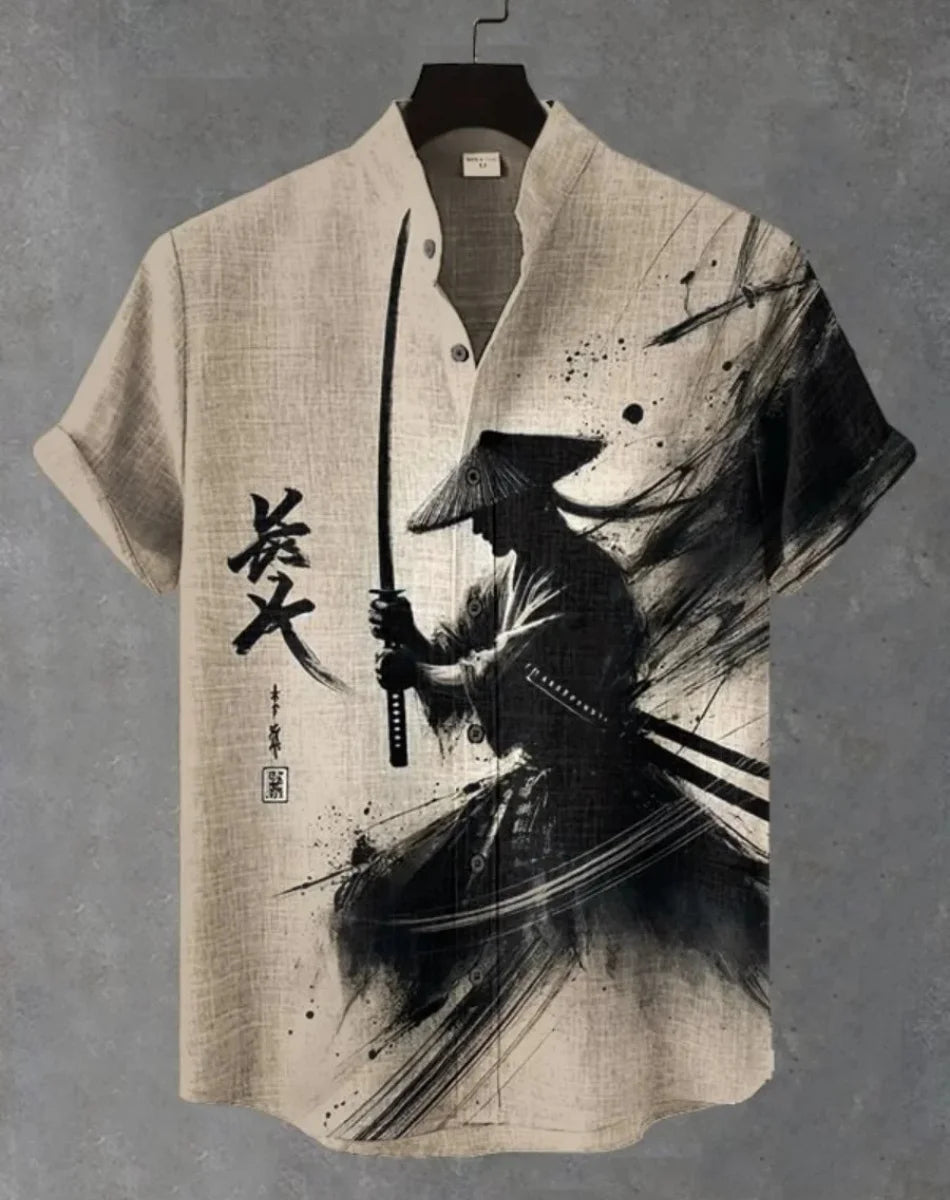 Men’s Samurai Hawaiian Shirt