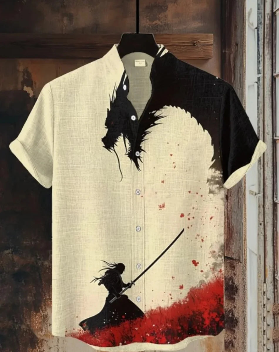 Men’s Samurai Hawaiian Shirt
