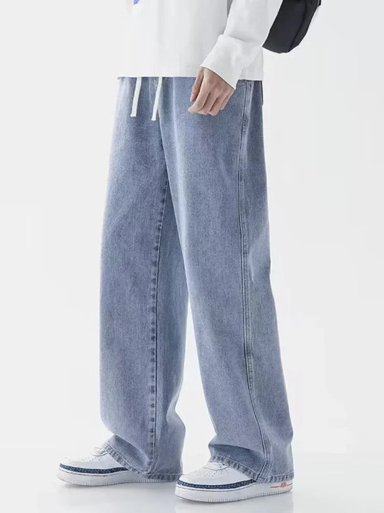 Men’s Baggy Wide-Leg Jeans – Y2K Style