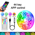 40M/131Ft Led Strip Lights APP 44Keys Remote Control USB 5V Music Sync RGB Flexible Tape Diode Lights for Party Home Luces Led