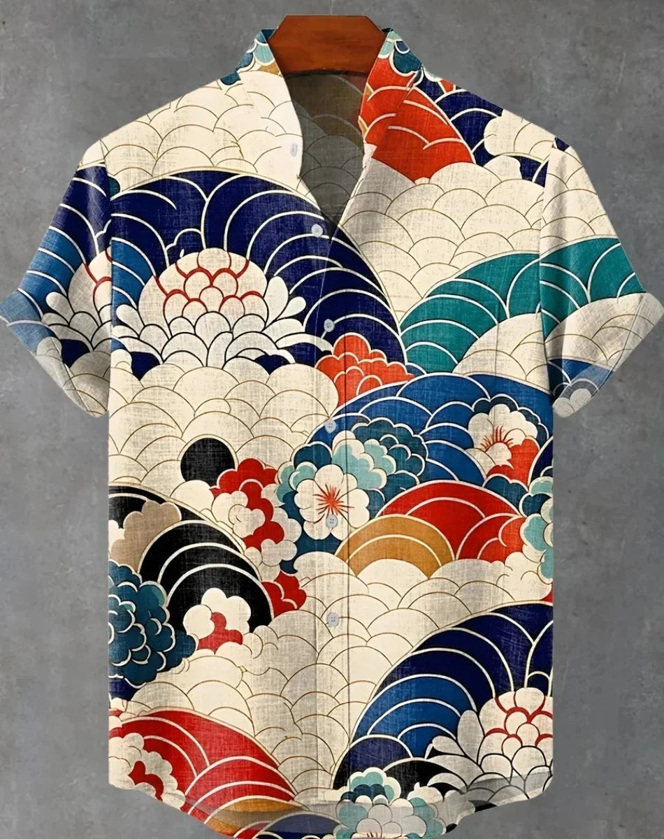 Men’s Samurai Hawaiian Shirt