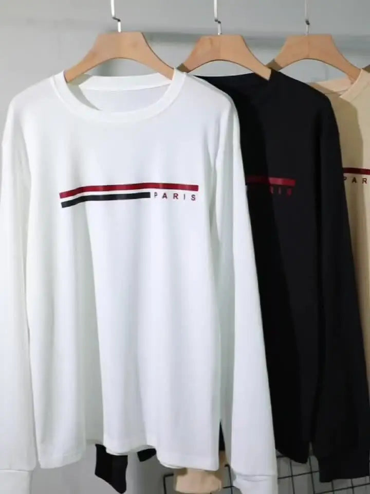 Men’s Casual Cotton Long Sleeve Tee