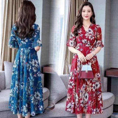 Women’s Boho Maxi Dress – Beach & Vacation