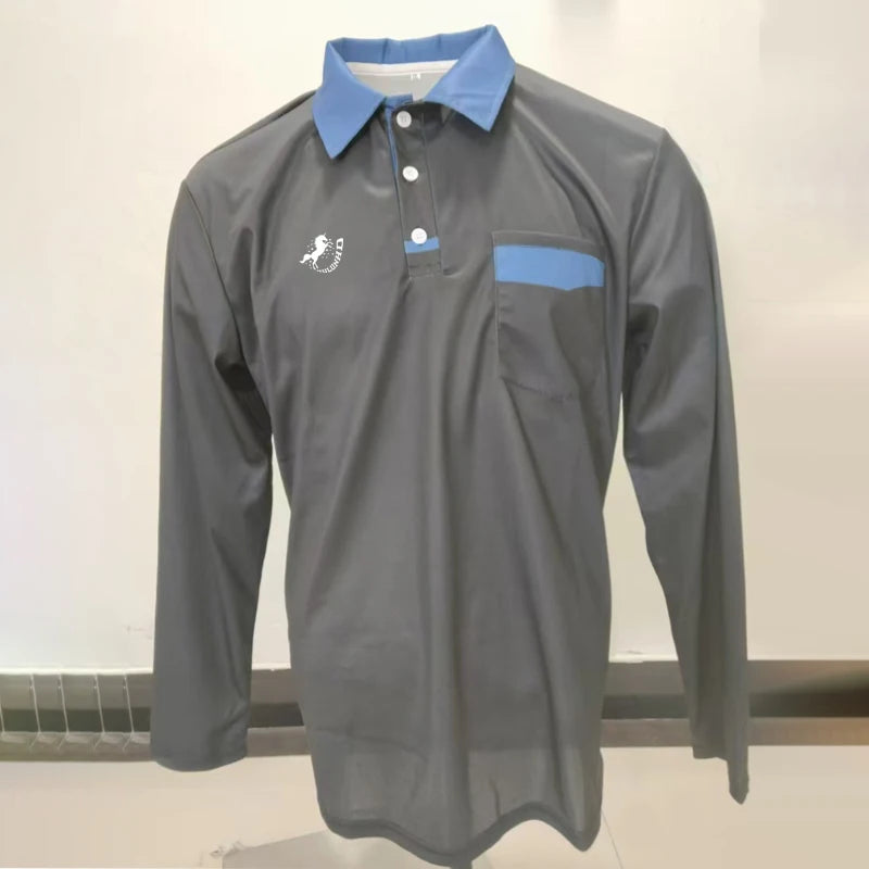 Men’s Sport Lapel Long Sleeve Polo