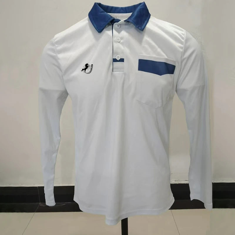 Men’s Sport Lapel Long Sleeve Polo
