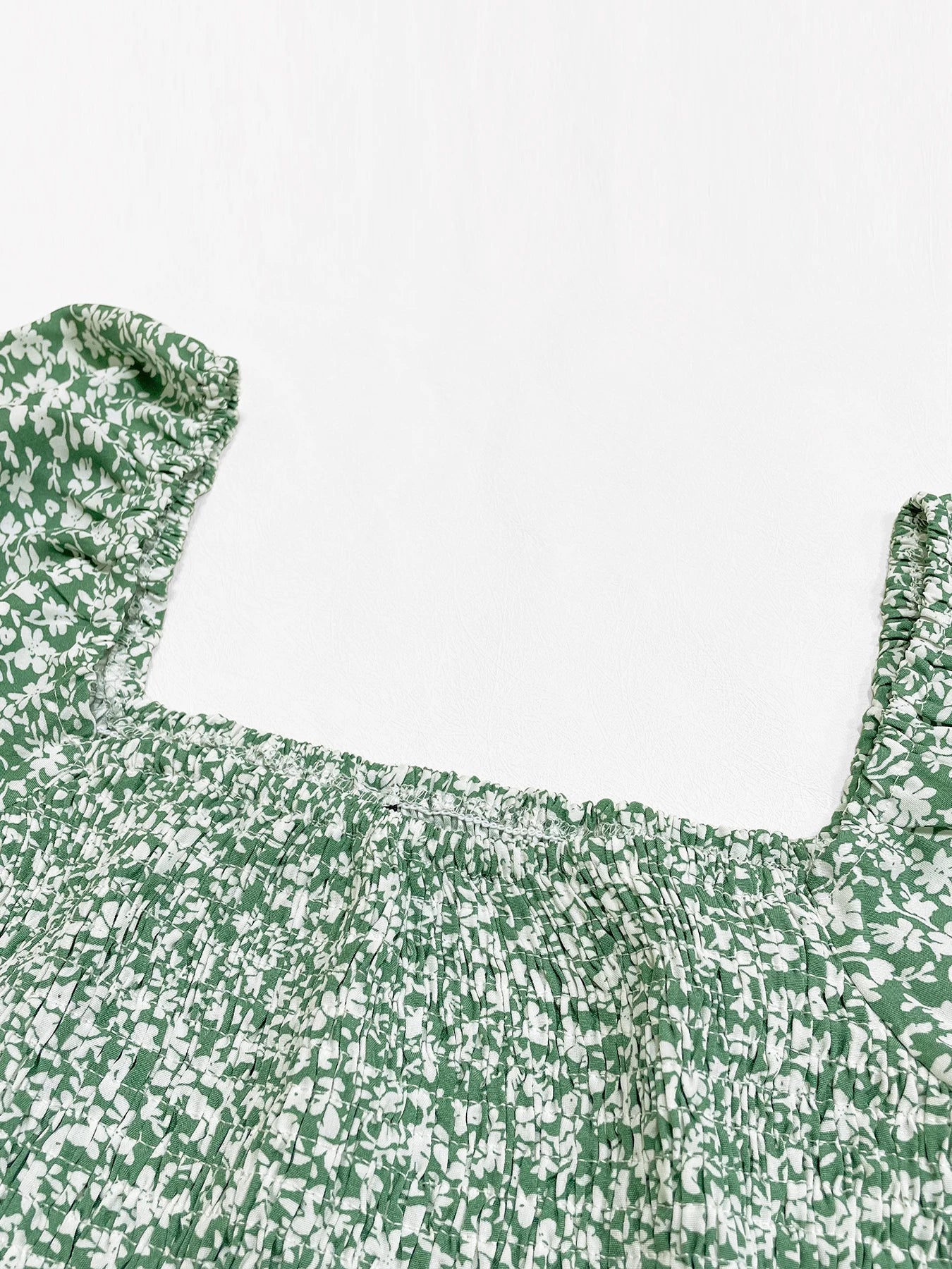 Ruched Ruffle A-Line Dress – Elegant & Backless